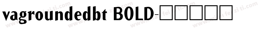 vagroundedbt BOLD字体转换